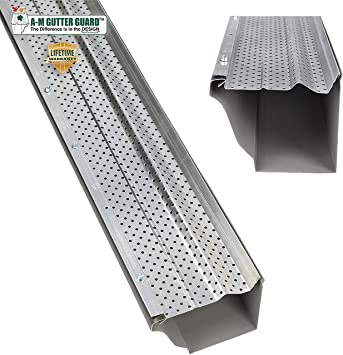 Photo 1 of A-M Aluminum Gutter Guard 5 inch (200', Mill Finish)
