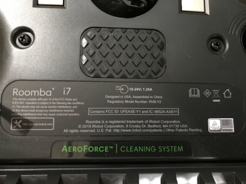 Photo 1 of iRobot Roomba i7+ (7550) Robot Vacuum with Automatic Dirt Disposal - Empties Itself for up to 60 days, Wi-Fi Connected, Smart Mapping, Works with Alexa, Ideal for Pet Hair, Carpets, Hard Floors, Black
