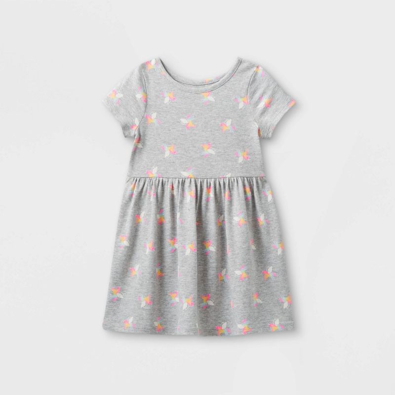 Photo 1 of 12-Toddler Girls' Printed Knit Short Sleeve Dress - Cat & Jack™
18 months