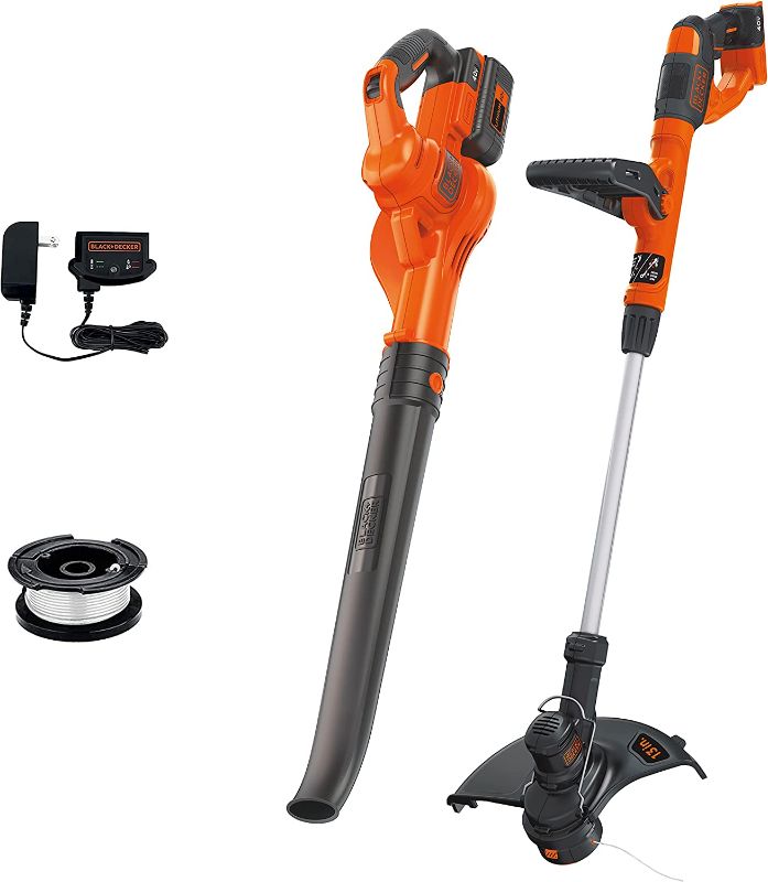 Photo 1 of ***PARTS ONLY*** BLACK+DECKER 40V Max Cordless Sweeper & String Trimmer Combo Kit (LCC340C)
