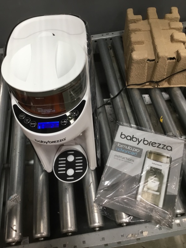 Photo 2 of New and Improved Baby Brezza Formula Pro Advanced Formula Dispenser Machine - Automatically Mix a Warm Formula Bottle Instantly - Easily Make Bottle with Automatic Powder Blending
