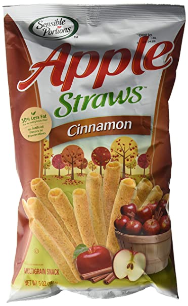 Photo 1 of ***EXP DT 04/14/2022  ***NON REFUNDABLE***  Sensible Portions Garden Veggie Straws Apple Straw 8-1oz pcs - 2 PK