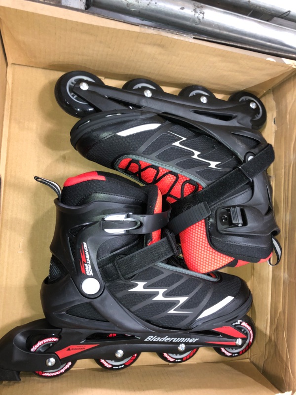 Photo 4 of Bladerunner by Rollerblade Advantage Pro XT Men's Adult Fitness Inline Skate, Black and Red, Inline Skates*- size 11 us 
