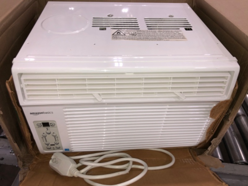 Photo 9 of Amazon Basics Window-Mounted Air Conditioner with Remote - Cools 250 Square Feet, 6000 BTU, Energy Star, Energy Star
