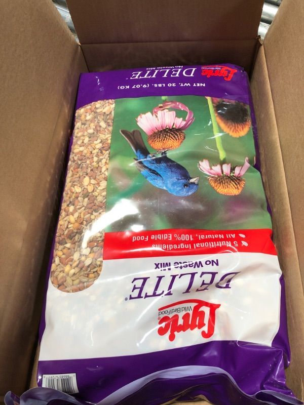 Photo 2 of **NON-REFUNDABLE**EXPIRED 03/2022
(2PACK) Lyric 2647462 Delite High Protein No Waste Wild Bird Mix, 20 lb
