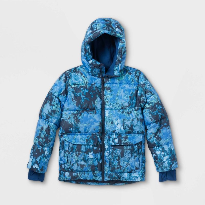 Photo 1 of **LITTLE BOYS SIZE: SMALL 6/7** 6 JACKETS**
Boy' SHort Puffer Jacket - All in Motion™
