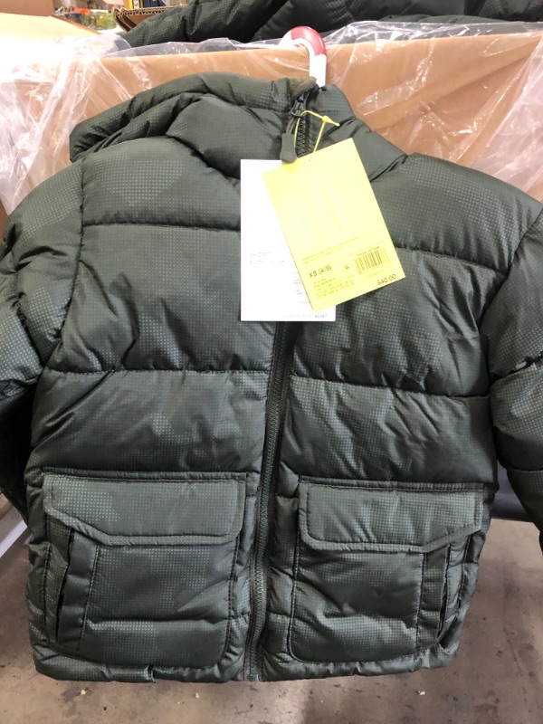 Photo 2 of **LITTLE BOYS SIZE XS 4/5** 6 JACKETS**
Boys' Short Puffer Jacket - All in Motion™
