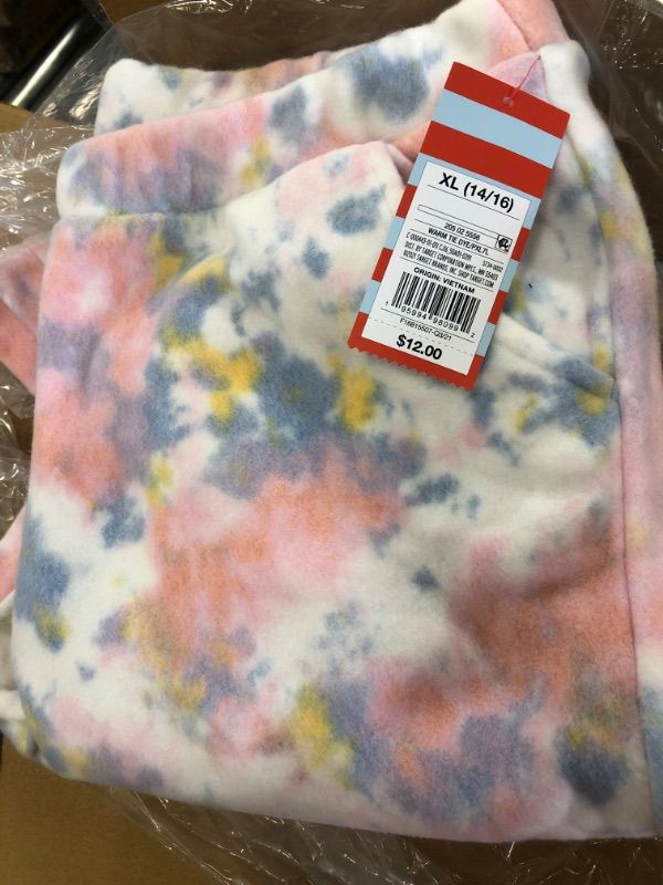 Photo 1 of CAT AND JACK WARM TIE DYE PANTS GIRLS SIZE 14/16 **6 PANTS**
