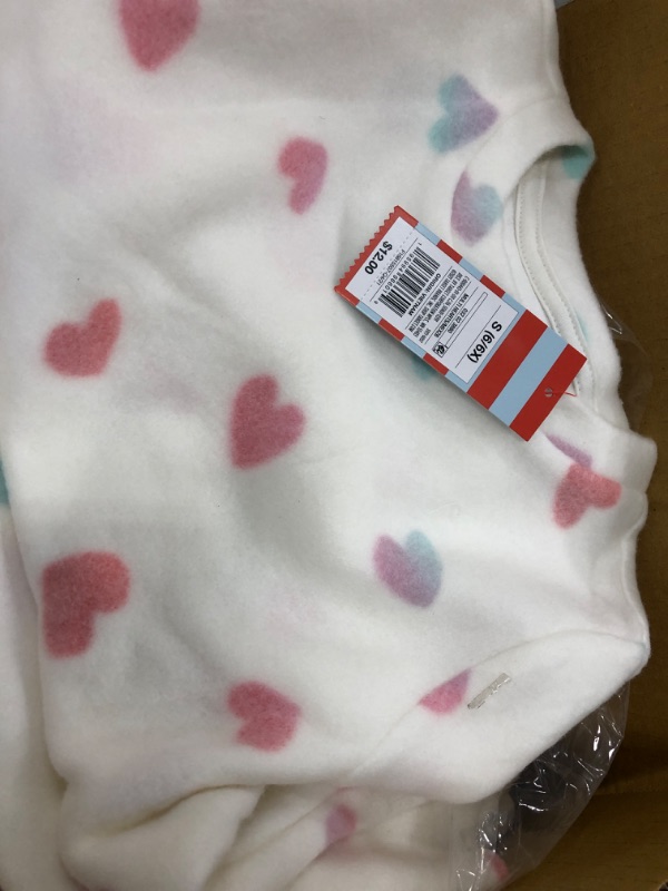 Photo 2 of **6 SWEATERS**
CAT AND JACK WHITE LONG SLEEVE LITTLE GIRL SWEATER WITH HEARTS SIZE SMALL 6