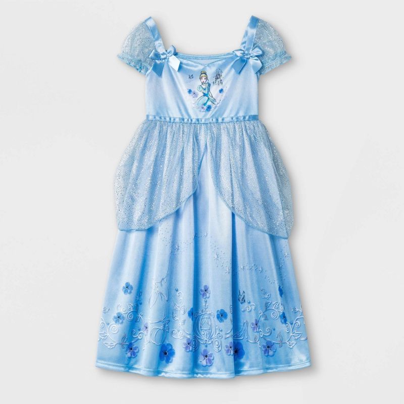 Photo 1 of 6 PAJAMAS, LITTLE GIRLS SIZE 5T
Toddler Girls' Cinderella Fantasy NightGown -
