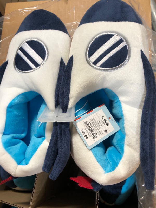 Photo 3 of *6 PAIRS OF SLIPPERS*SIZE L (4/5)
Boys' Zion Spaceship Sippers - Cat & Jack™
