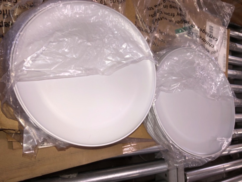 Photo 2 of 10.5" Plastic Dinner Plate - Room Essentials™-24 pack 

