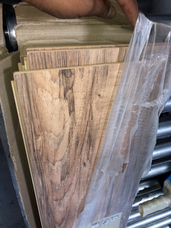 Photo 2 of 2 cases-TrafficMaster  Lakeshore Pecan 7 mm Thick x 7-2/3 in. Wide x 50-5/8 in. Length Laminate Flooring (24.17 sq. ft. / case)