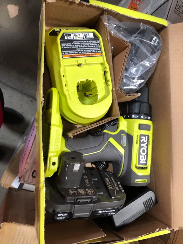 Photo 3 of RYOBI ONE+ 18V Cordless 1/2 in. Drill/Driver Kit with (2) 1.5 Ah Batteries and Charger