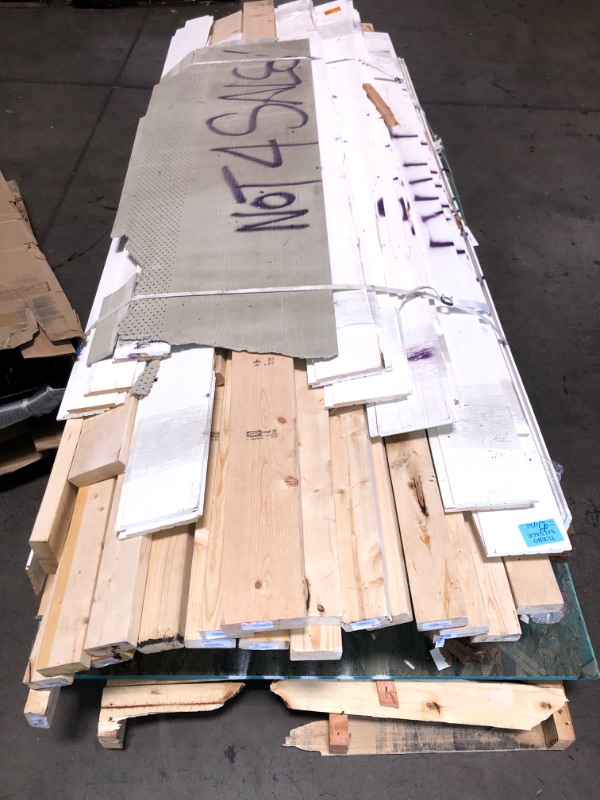 Photo 8 of -NONREFUNDABLE -SOLD AS IS ! 
Pallet of assorted Prime Whitewood Studs, trimming, furring strips, prem wood & shiplap prim - assorted style, color and sizes - 