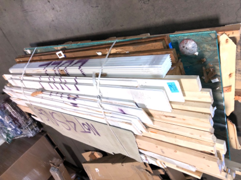 Photo 11 of -NONREFUNDABLE -SOLD AS IS ! 
Pallet of assorted Prime Whitewood Studs, trimming, furring strips, prem wood & shiplap prim - assorted style, color and sizes - 