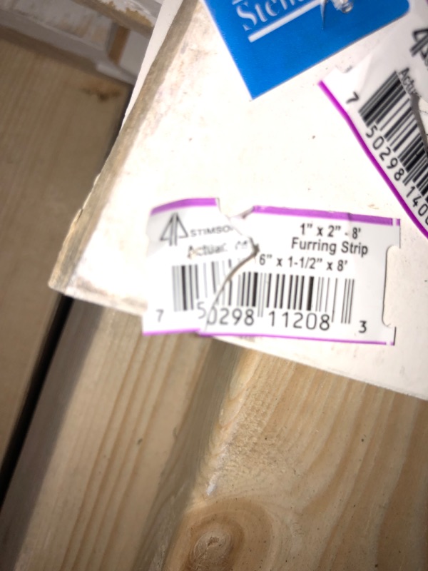 Photo 6 of -NONREFUNDABLE -SOLD AS IS ! 
Pallet of assorted Prime Whitewood Studs, trimming, furring strips, prem wood & shiplap prim - assorted style, color and sizes - 