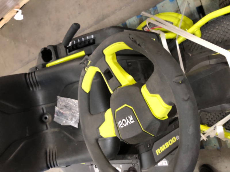 Photo 3 of RYOBI 48V Brushless 30 in. 50 Ah Battery Electric Rear Engine Riding Mower