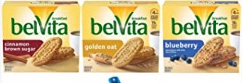 Photo 1 of (BB JUN 2022) Belvita Breakfast Biscuits, Cinnamon Brown Sugar, Golden Oat, and Blueberry 6 PACK 
