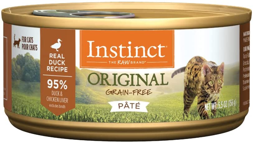 Photo 1 of (bb 10/24) Instinct Grain Free Wet Cat Food Pate, Original Recipe Natural Canned Cat Food
