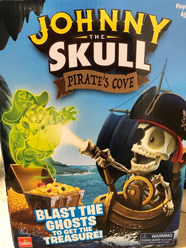 Photo 2 of 2- Johnny The Skull Pirate's Cove - Blast The Ghosts to Get The Treasure Game by Goliath