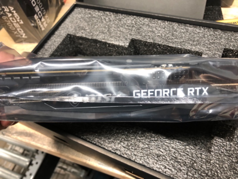 Photo 5 of MSI Gaming GeForce RTX 3060 Ti LHR 8GB GDRR6 256-Bit HDMI/DP Nvlink Torx Fan 4 RGB Ampere Architecture OC Graphics Card (RTX 3060 Ti Gaming X 8G LHR)