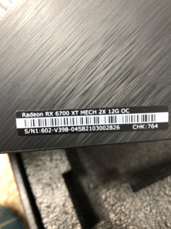 Photo 2 of MSI Gaming Radeon RX 6700 XT 192-bit 12GB GDDR6 DP/HDMI Dual Torx 3.0 Fans FreeSync DirectX 12 VR Ready OC Graphics Card (RX 6700 XT MECH 2X 12G OC)