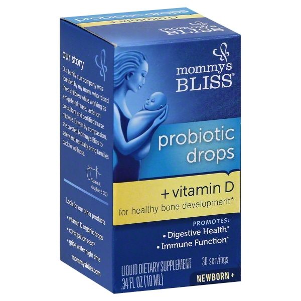 Photo 1 of *EXPIRES July 2023*
Mommy's Bliss Baby Probiotic Drops + Vitamin D 0.34 Fl Oz
