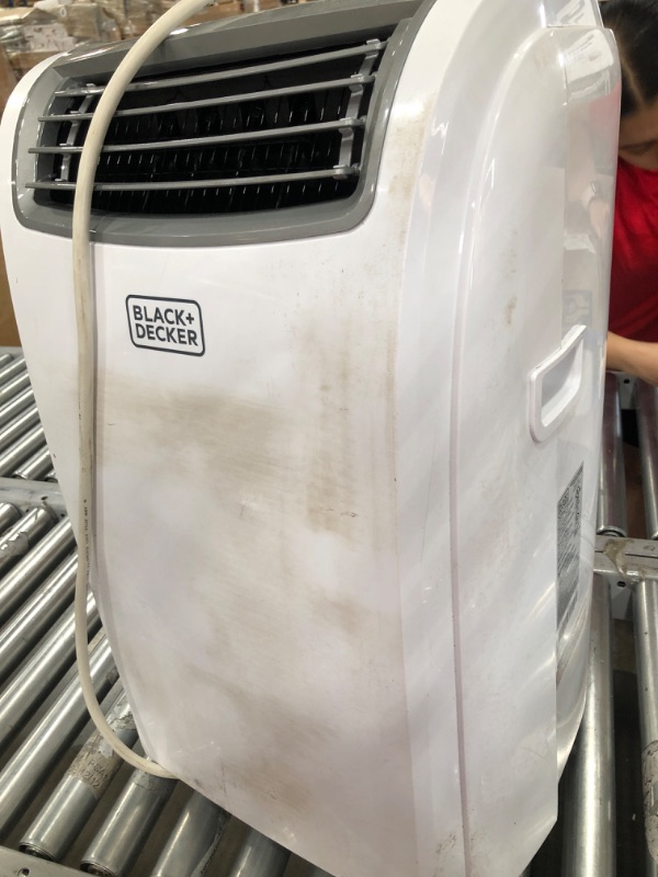 Photo 3 of ***parts only*** BLACK+DECKER BPACT12WT Large Spaces Portable Air Conditioner, 12,000 BTU, White