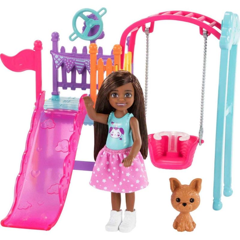 Photo 1 of 3 boxes Barbie Chelsea and Swingset Playset

