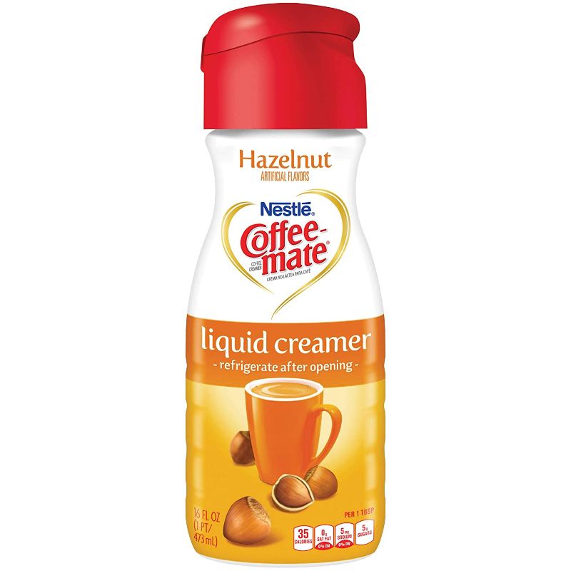 Photo 1 of (BB  09 JUL 2022) Nestle Coffee-mate Hazelnut Liquid Coffee Creamer 16 oz (Pack of 6)
