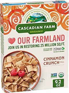 Photo 1 of 4 BOXES Cascadian Farm Organic Cinnamon Crunch Cereal, Whole Grain Cereal, 9.2 oz
**BEST BY 7/7/22***
