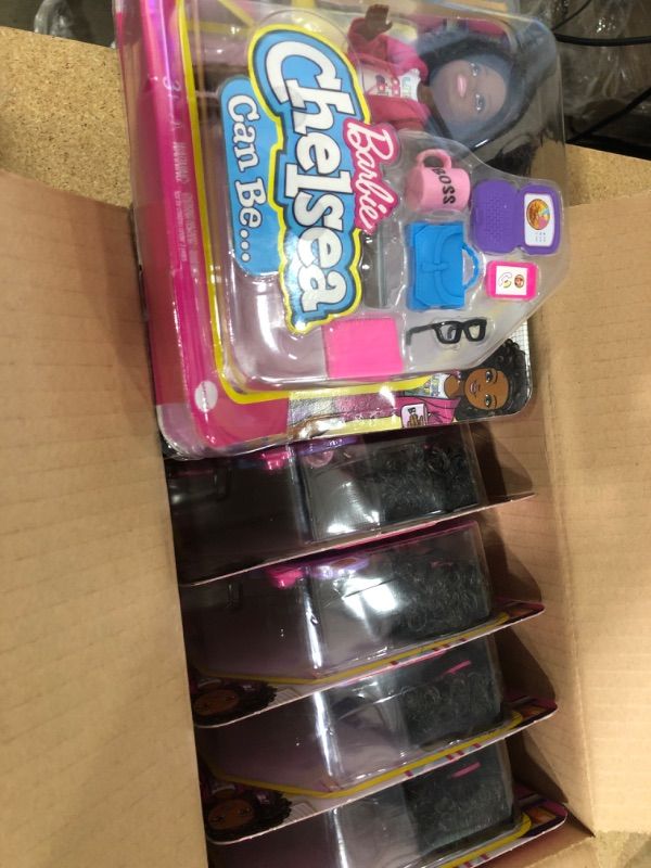 Photo 2 of ?Barbie Chelsea Can Be Boss Doll Playset case of 6