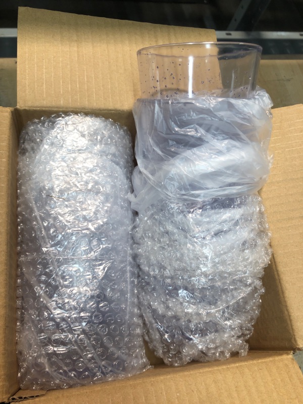 Photo 1 of 10-Ounce Plastic Tumblers (Set of 8), Plastic Drinking Glasses, Mixed-Color High-Balls, Reusable Plastic Cups, BPA-Free, Shatter-Proof, Blue
