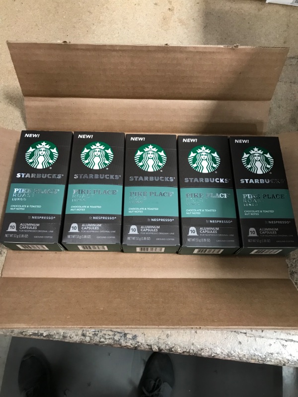 Photo 2 of *EXPIRED Mayy 2022, NONREFUNDABLE*
Starbucks by Nespresso, Pike Place Roast (50-count single serve capsules, compatible with Nespresso Original Line System)
