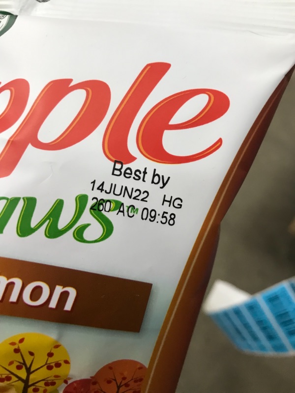 Photo 3 of *EXPIRES June 2022, NONREFUNDABLE*
Sensible Portions Cinnamon Apple Straws - 1 OZ EACH BAG - 8 pack