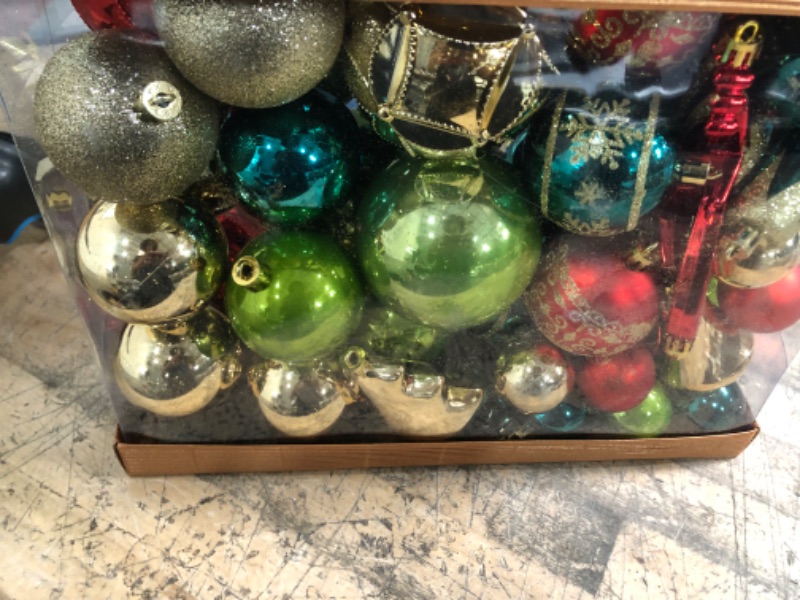 Photo 3 of **stock photo for reference only**
Christmas Balls Ornaments, 50 Pcs
