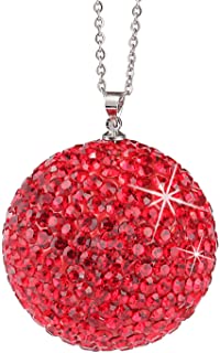 Photo 1 of 2 Bling Crystal Ball for Car Rear View Mirror Charm or Home,Hanging Ornament for Car Mirror Bling Car Accessories for Women or Girls
