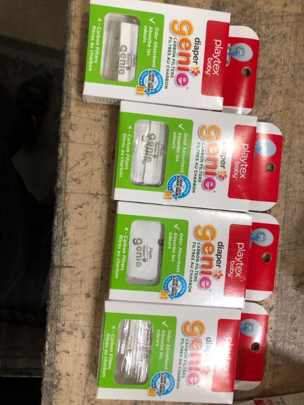 Photo 1 of 4 Playtex Diaper Genie Carbon Filter, Ideal for Use with Diaper Genie Complete, Odor Eliminator
