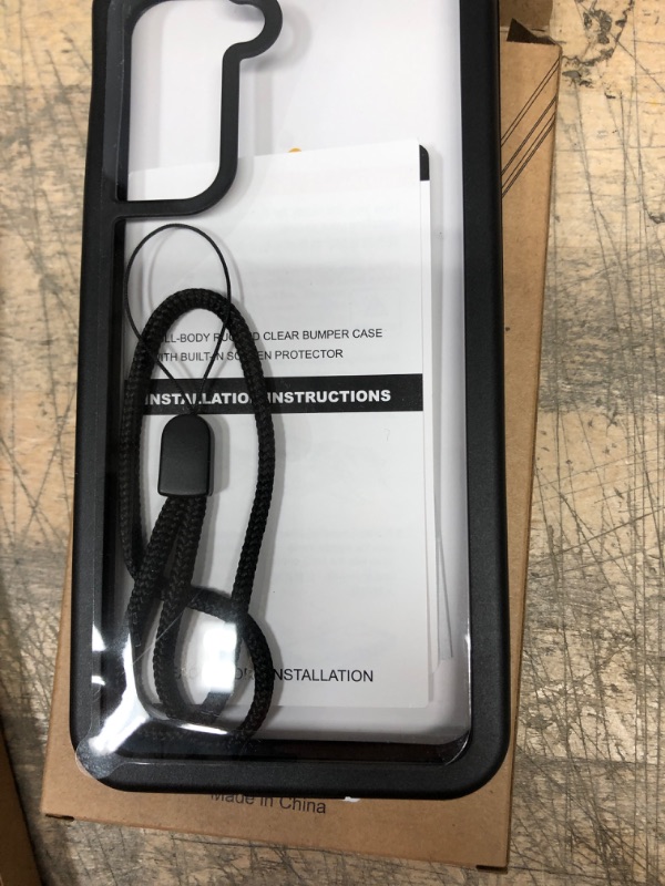 Photo 2 of Samsung Galaxy S21  Case with Built-in Screen Protector Dustproof Shockproof Drop Proof Phone Case, Rugged Full Body Protective Cover for Samsung Galaxy S21 FE 5G 6.4" Black
