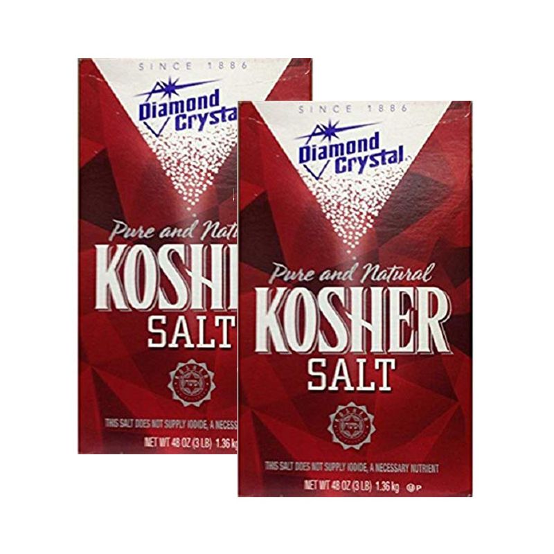 Photo 1 of ** EXP: 3 YEAR OF OPENING **   ** NON-REFUNDABLE **   ** SOLD AS IS **
Diamond Crystal Kosher Salt, 3 lbs (Pack of 2)
