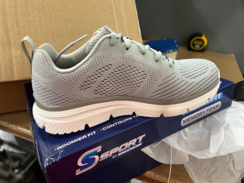 Photo 4 of 10pcks of Men's S Sport by Skechers Grahm Sneakers - Gray // 1 pair of size 7// 1 pair of size 8 // 1 pair of size 9 // 1 pair of size 9 1/2 // 1 pair of size 10 // 1 pair of size 10 1/2 // 1 pair of size 11 // 1 pair of size 11 1/2 // 1 pair of size 12 /