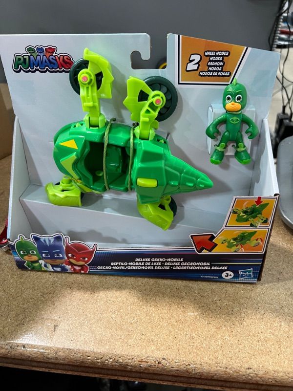Photo 1 of 3pcks PJ Masks Deluxe Gekko-Mobile

