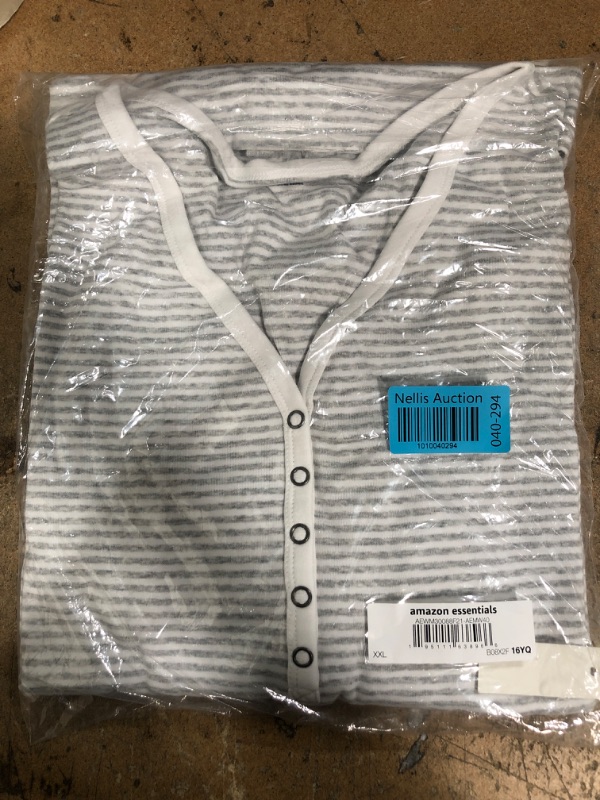 Photo 1 of Amazon Essentials Women's Maternity Nursing Slim-fit Henley Shirt