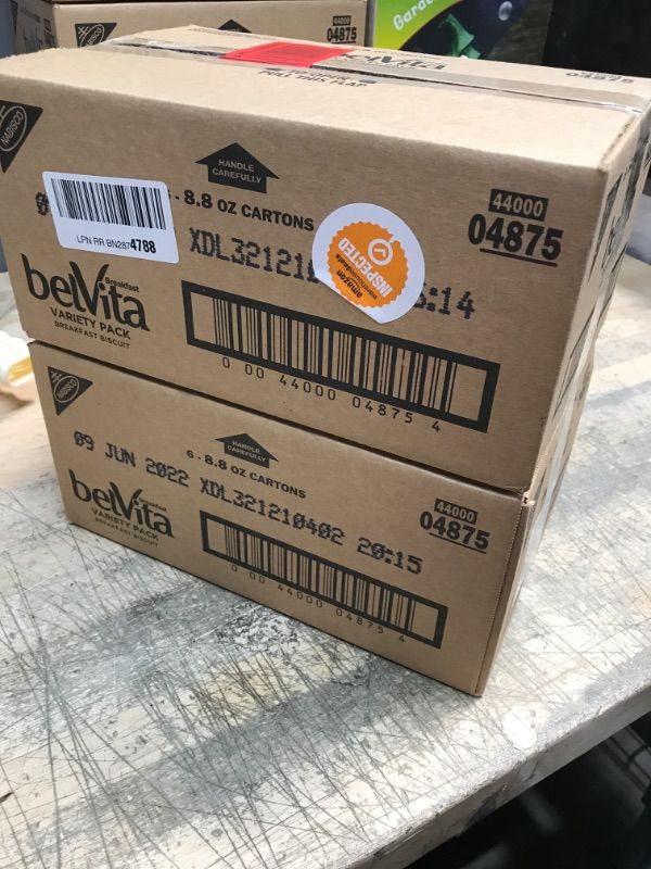 Photo 1 of ***** NON REFUNDABLE**** EXP DT 6/24/2022 belVita Breakfast Biscuits Variety Pack, 4 Flavors, 6 Boxes of 5 Packs (4 Biscuits Per Pack) - 2 boxes