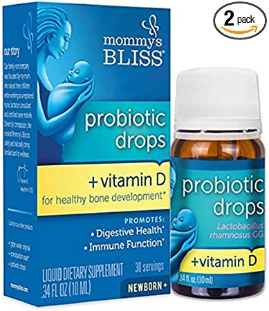 Photo 2 of ***** NON REFUNDABLE**** EXP DT 7/2023 Mommy's Bliss Probiotic Drops + Vitamin D, 0.34 Oz Each - 9PKS WITH Jarrow Formulas MK-7 90 mcg - 120 Softgels - Superior Vitamin K Product for Building Strong Bones - Supports Heart & Cardiovascular Health - 120 Ser