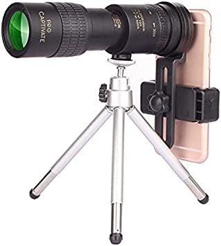 Photo 1 of PRO CAPTIVATE HD Zoom Monocular Telescope for Smartphone - 10-300x40mm High Power Monocular for Hunting with Tripod & Waterproof Pouch - BAK4 Prism Handheld Monoculars for Adults - Bird Watching Gifts - 2PCS