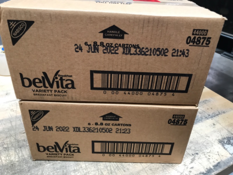 Photo 2 of ***** NON REFUNDABLE**** EXP DT 06/24/2022
belVita Breakfast Biscuits Variety Pack, 4 Flavors, 6 Boxes of 5 Packs (4 Biscuits Per Pack) - 2 BOXES