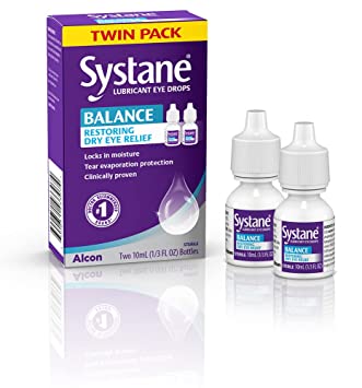 Photo 1 of ***** NON REFUNDABLE**** EXP DT 07/2022
Systane Balance Lubricant Eye Drops, Restorative Formula, Twin pack, 0.33 Fluid Ounce - 2PKS