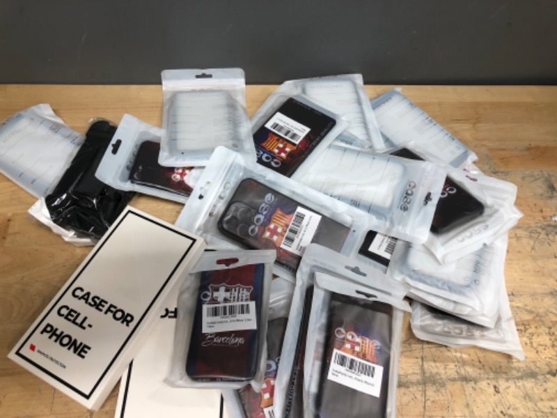 Photo 1 of **** BUNDLE BAG OF IPHONE CASES, APPLE WATCH CASE, PHONE SCREEN PROTECTION, MORE*** SOLD AS IS*** NO RETURNS*** NO REFUNDS***
